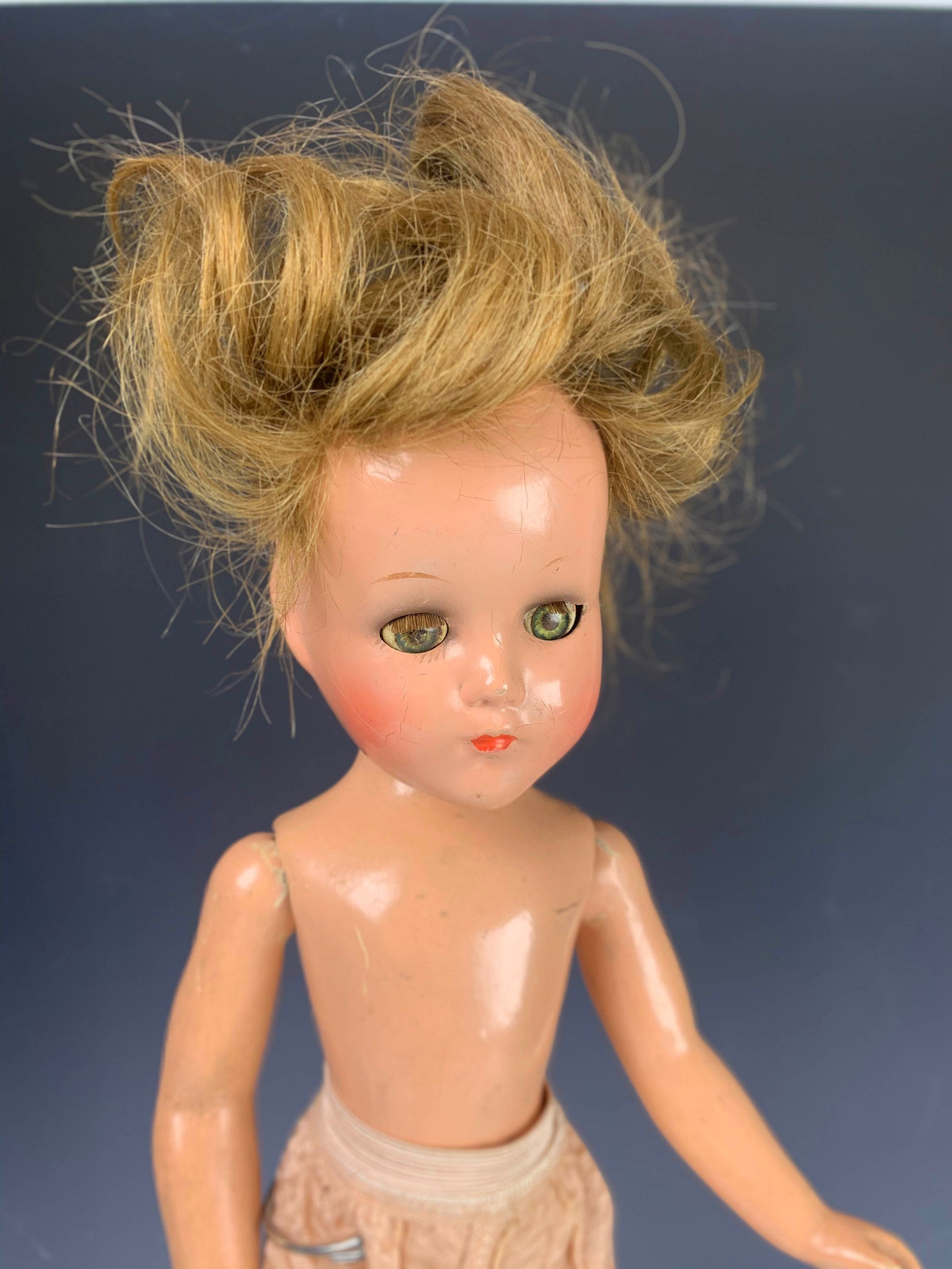 Vintage 14 R&B Composition Doll Sleep Eyes Etsy