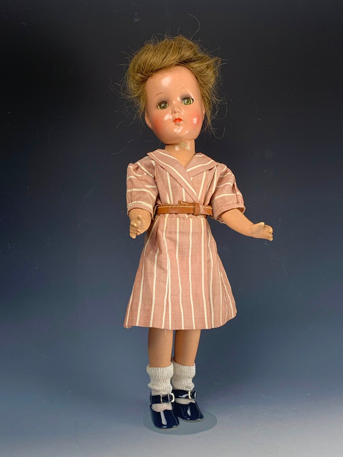 Vintage 14 R&B Composition Doll Sleep Eyes Etsy