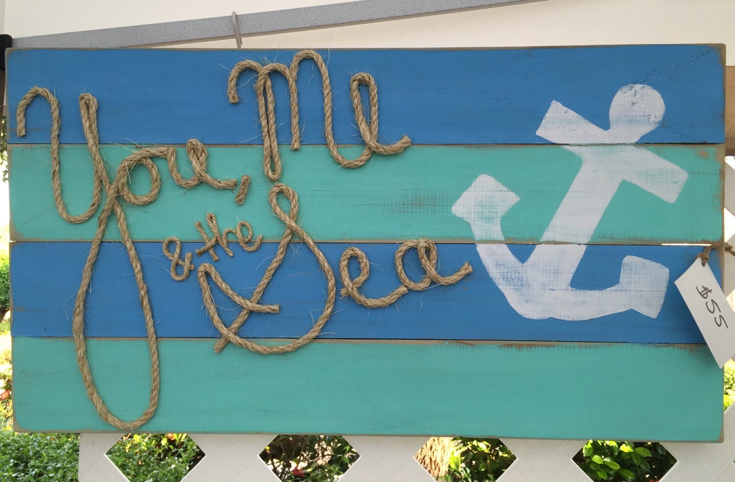 Handmade You Me and the Sea Beach Pallet Art Coasta Decor Etsy