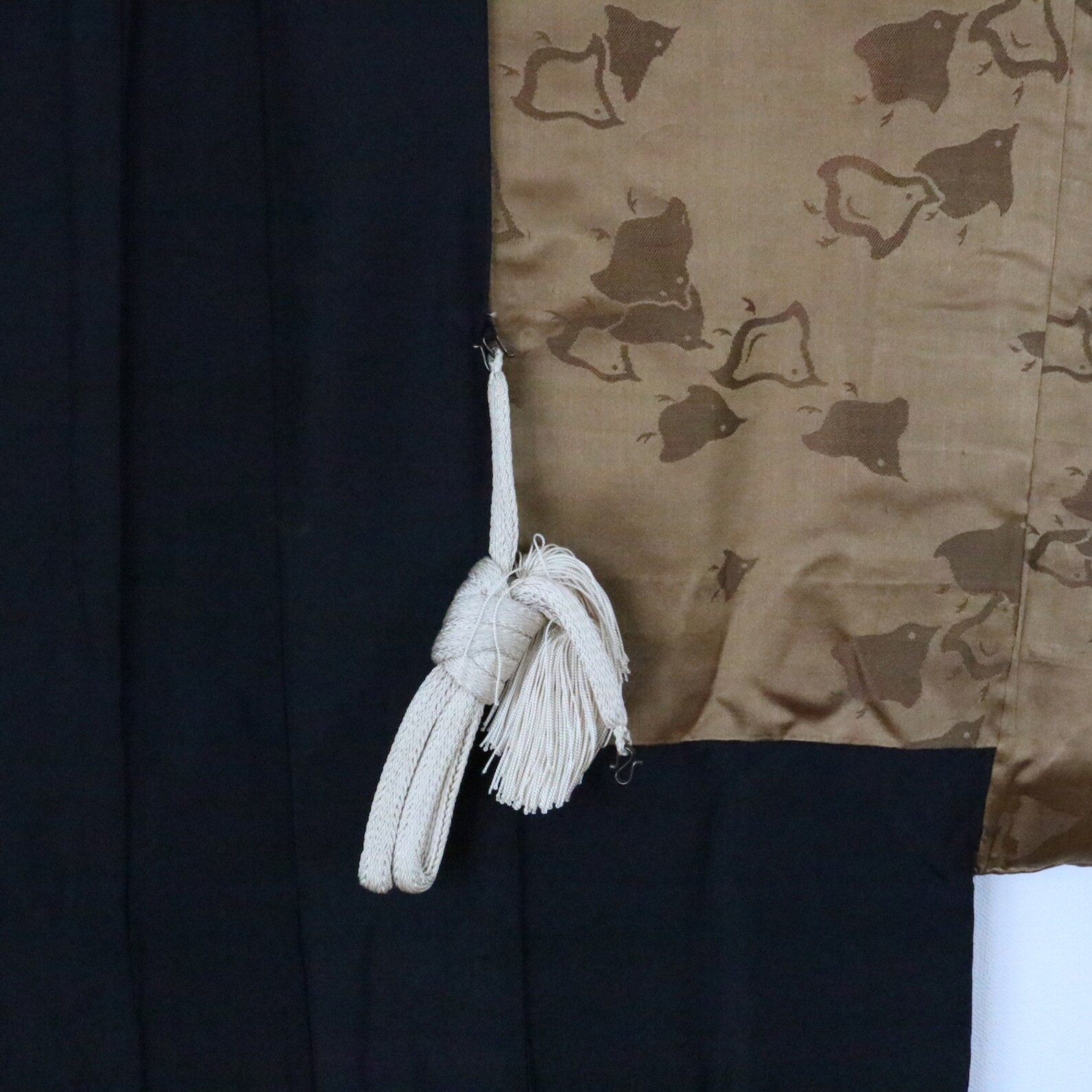 Golden Brown Dragon Haori 5 Kamon Vintage Japanese Haori | Etsy