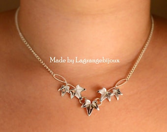 Ivy Leaf Necklace 925 Sterling Silver