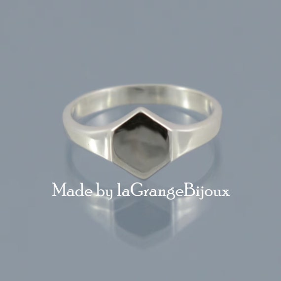 pry HEX pinky ring [silver 925] 2個セット 5号