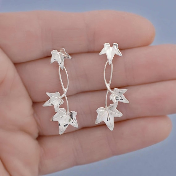 Efeu Tropfen Sterling Silber - Etsy sterreich