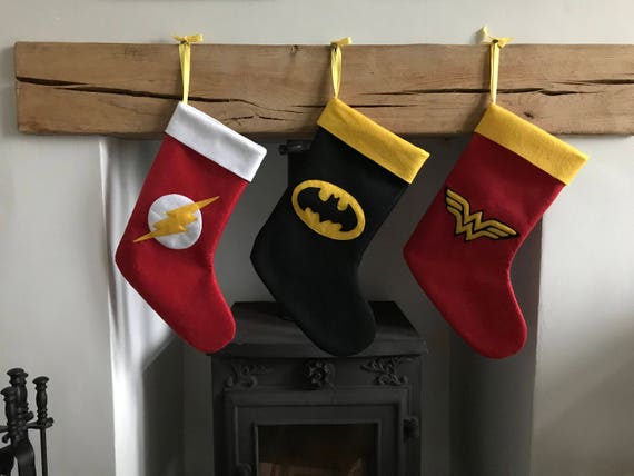 wonder woman christmas stocking