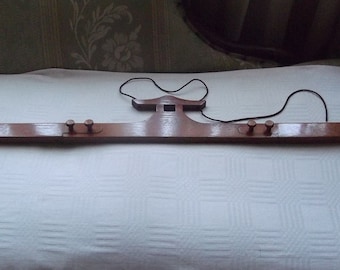 Hand made Wood Japanesque Style Kimono Hanger For a Childs Kimono, Mahogany Solid Wood