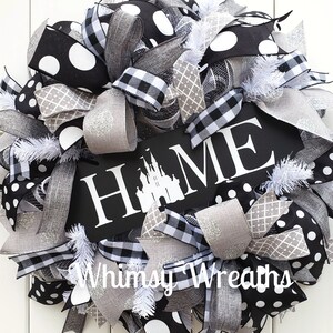 Home Wreath, Castle Home Wreath, Castle Wreath, Home Wreath for Front Door, Castle Door Wreath, Home Castle Wreath image 3