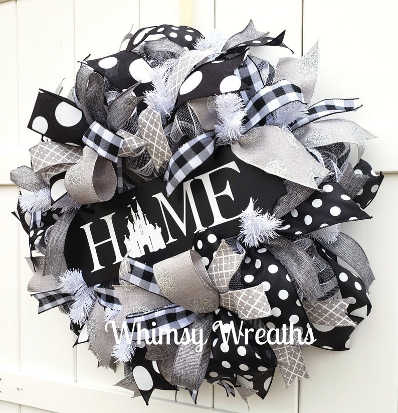 Home Wreath, Castle Home Wreath, Castle Wreath, Home Wreath for Front Door, Castle Door Wreath, Home Castle Wreath image 7