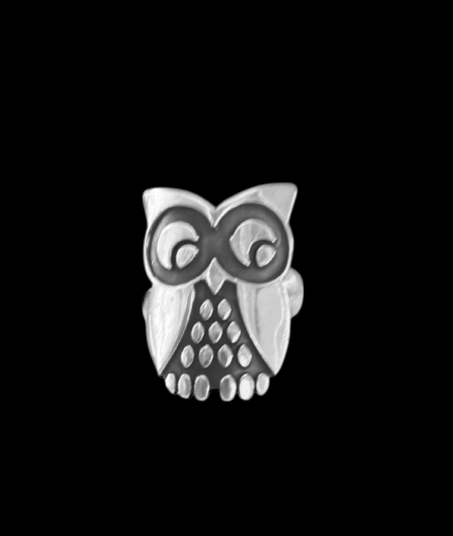 Owl Ring Adjustable Handmade Boho Animal Jewelry Mystical Gift Nature Inspired Owl Lover Ring
