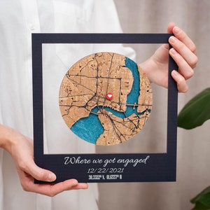 Mapa de aniversário, Mapa do amor, Arte de parede com coordenadas da cidade, Mapa de coordenadas da primeira casa, Presentes de casamento personalizados, Presente de dia dos namorados para casais