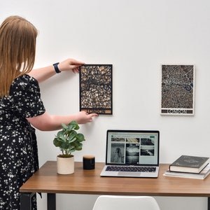 Aangepaste kaart cadeau, 3D-stratenkaartkunst, gepersonaliseerde kaart, nieuw huis cadeau, verjaardagscadeau voor man, cadeau vader, kantoorinrichting, cadeau voor vriend
