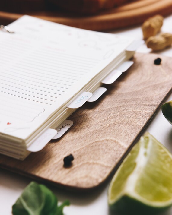 libro de recetas en blanco personalizado: libro de recetas mis platos cuadernos  recetas, cuaderno para recetas de cocina personalizado
