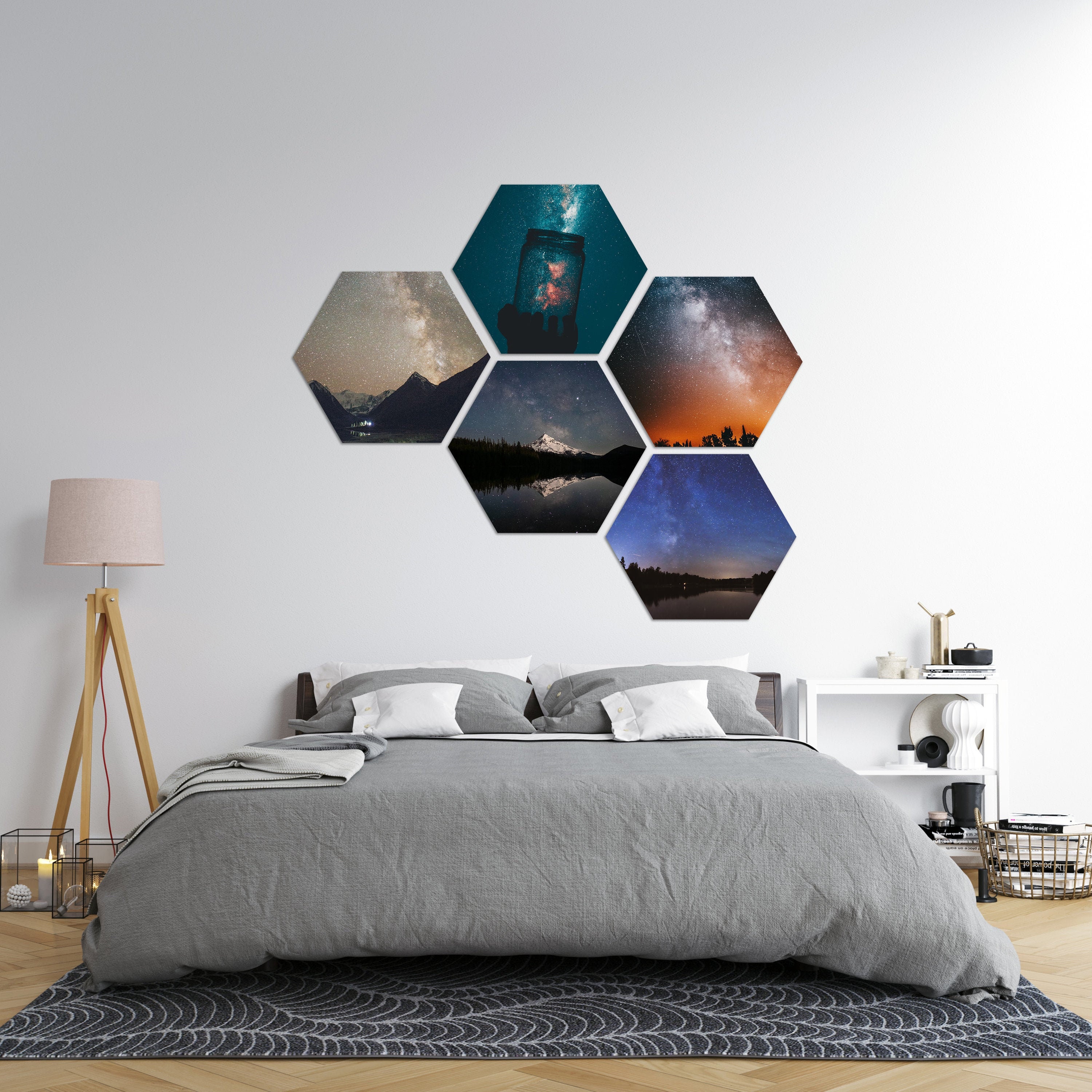 Wand Kunstdrucke Galaxy Art Poster Schlafzimmer Wandkunst | Etsy