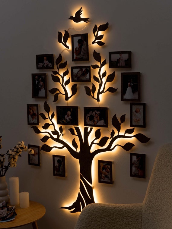 Grafico Dell'albero Genealogico da Compilare - Poster Genealogico di 5 Generazioni Grafico degli Antenati Compilabile Vuoto, Stampa Grande Cornice per Foto Dell'albero