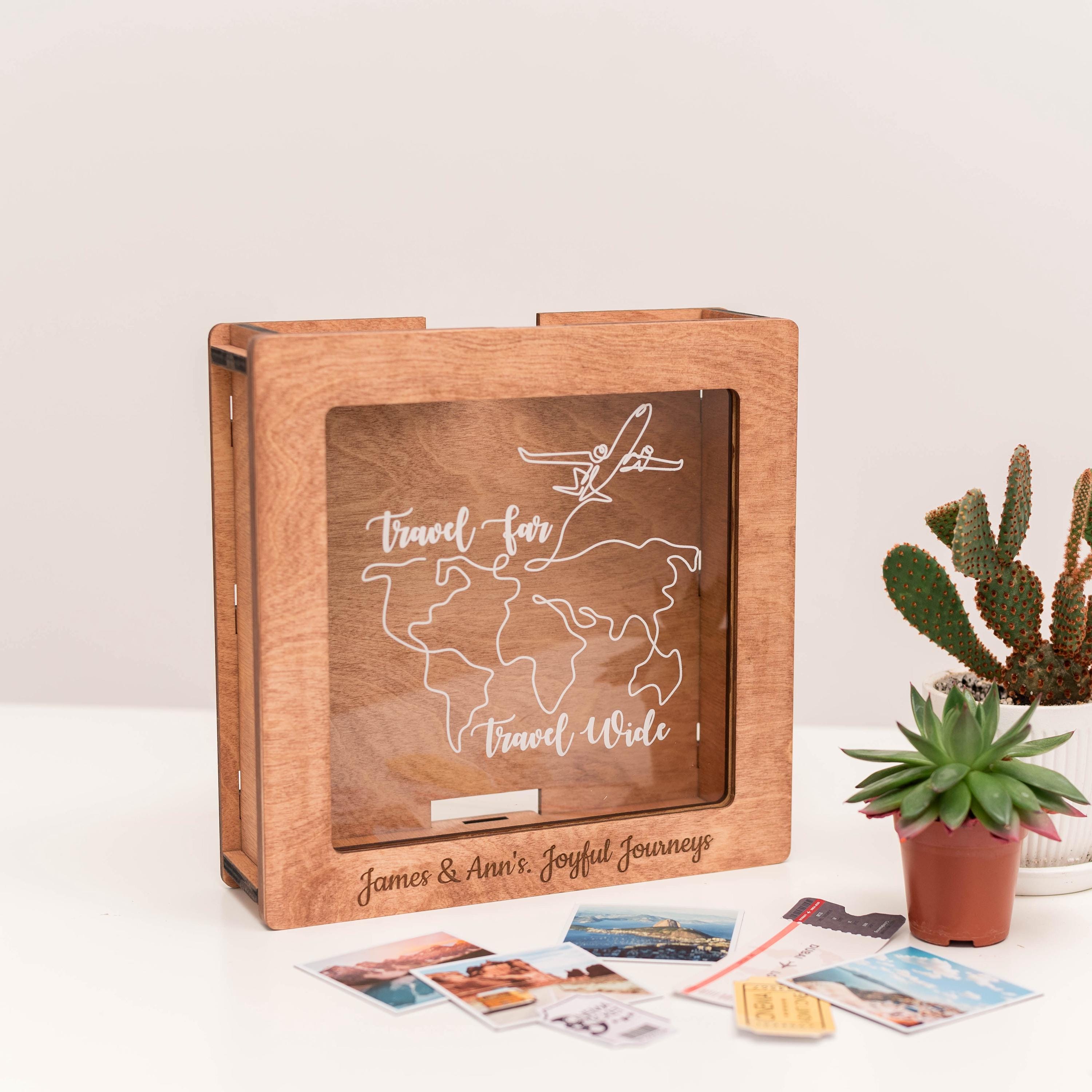 Travel Home Decor Box, Adventure Archive Box, Ticket Memory Box