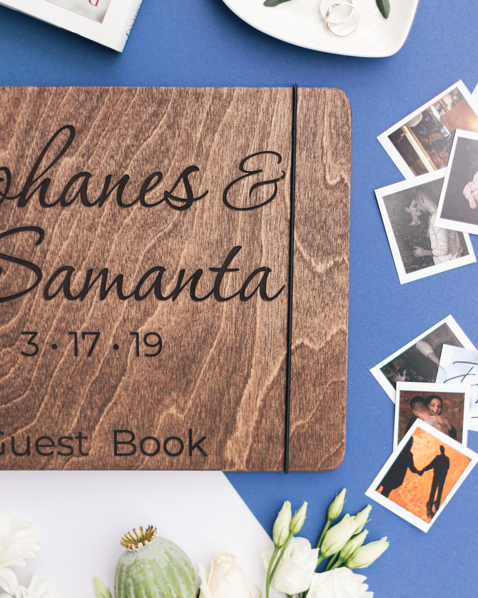 Memory Photo Album Custom Guest Book Wedding Scrapbook Mothers Etsy