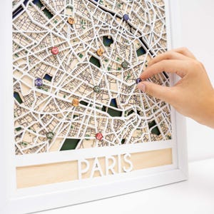 Europe City Map: Rome, Berlin, Paris, Barcelona, London, 3D Wooden Map of Your City, Any Town Street Map, Personalized Urban Grid Art