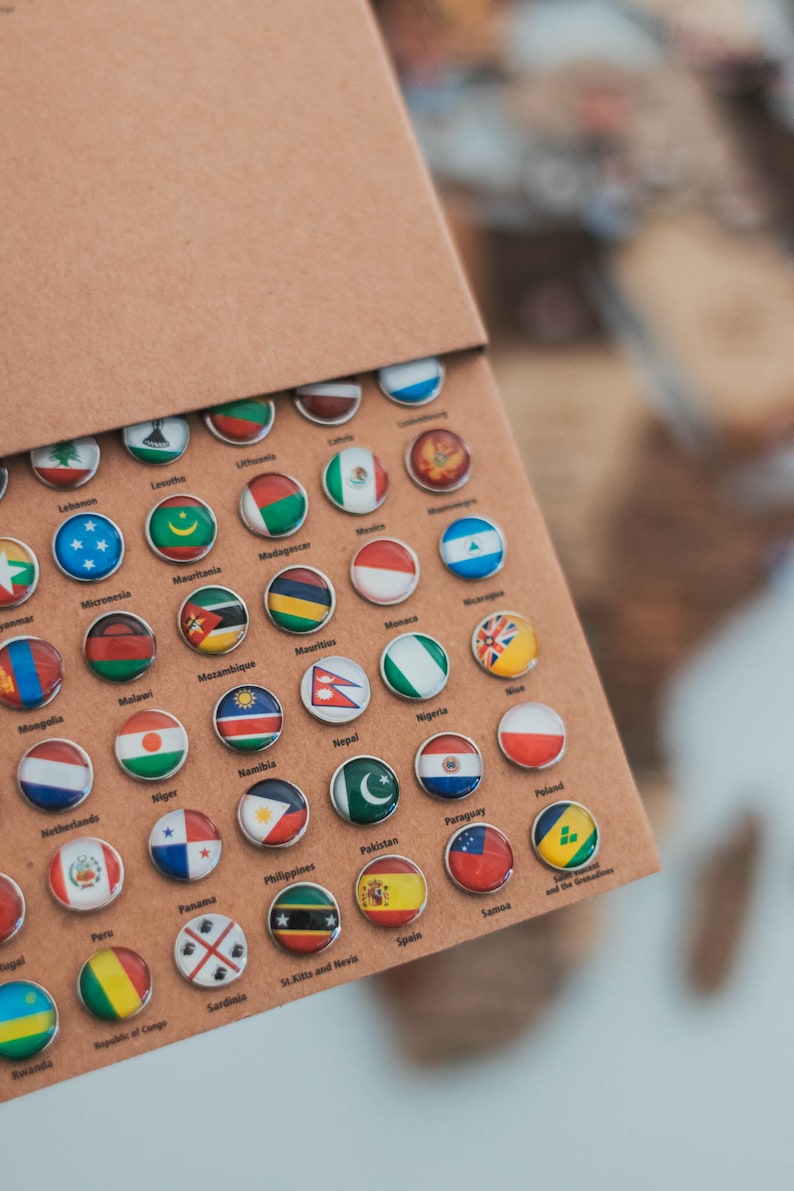 Flags Push Pins For Wood World Map by Enjoy The Wood image 9