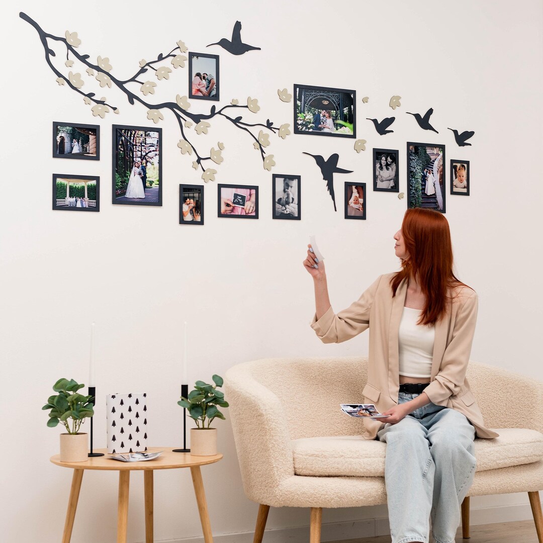Wall Art Living Room, Family Tree Branch, Wedding Anniversary Gift ...