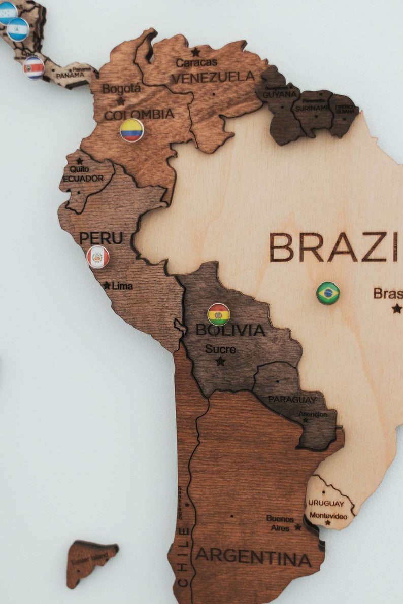 Flags Push Pins For Wood World Map by Enjoy The Wood image 10