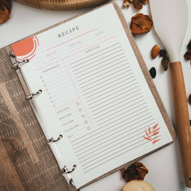 Recipe Book to Write in Your Own Recipes Recipe Scrapbook - Etsy UK