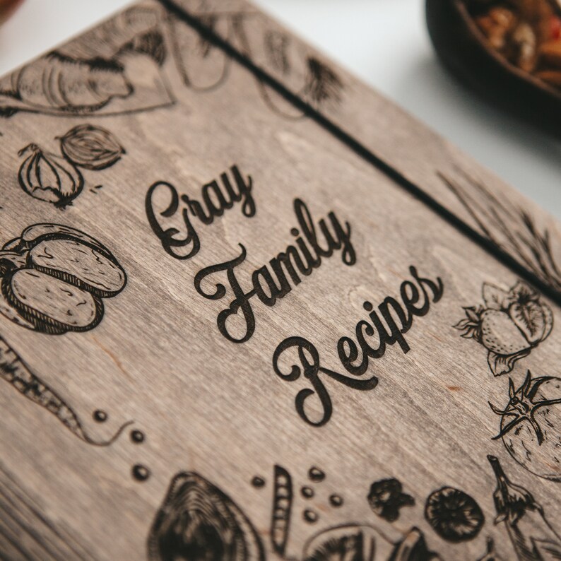 Recipe Book to Write in Your Own Recipes Recipe Scrapbook Etsy