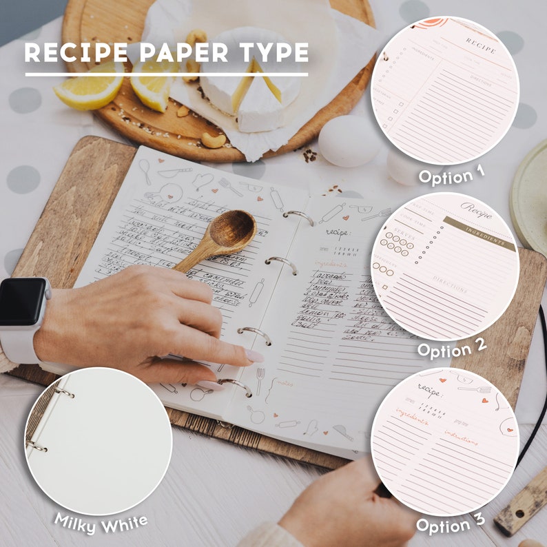 Recipe book to write in your own recipes recipe scrapbook etsy