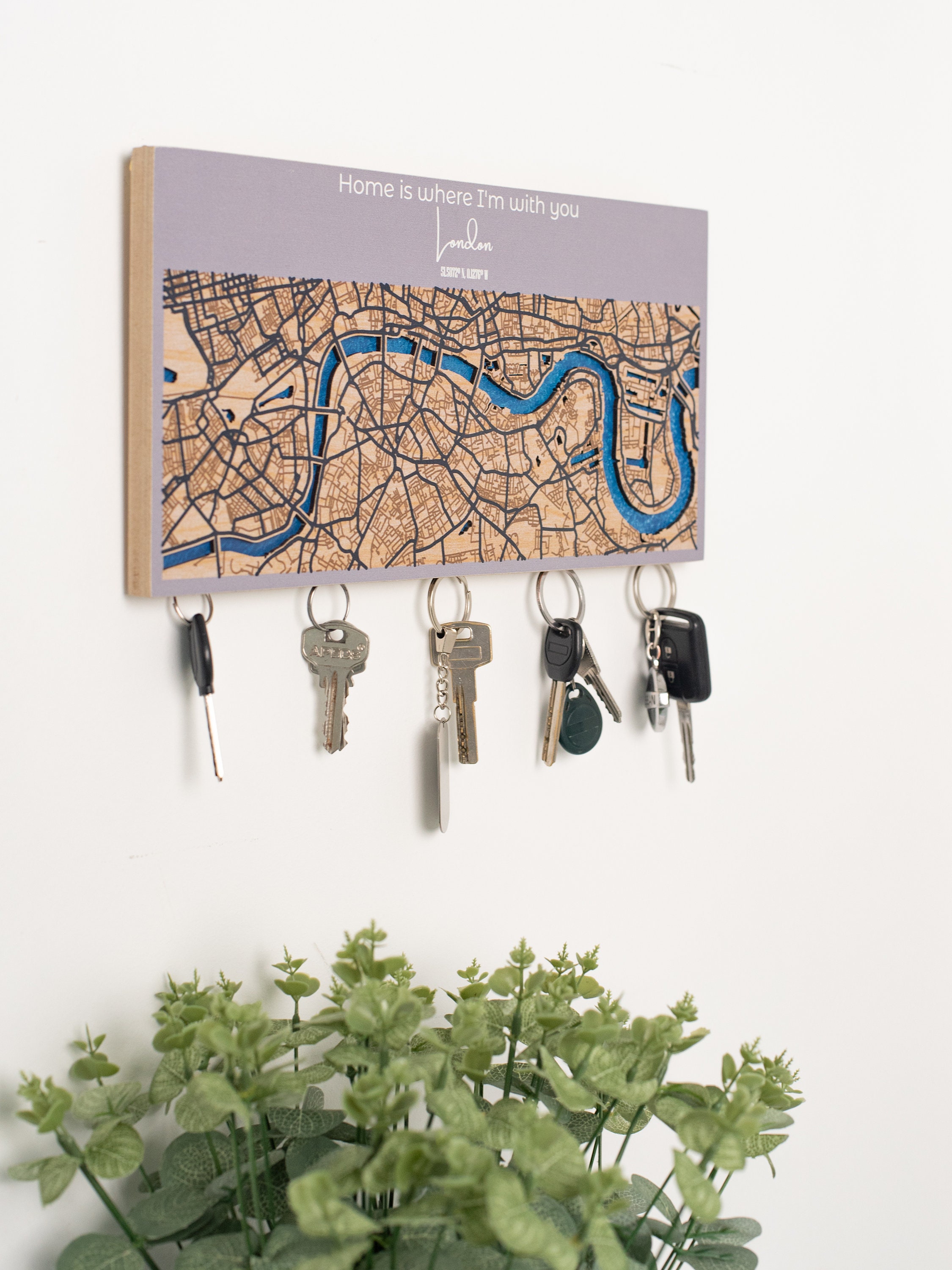 Creative key holder for wall sale