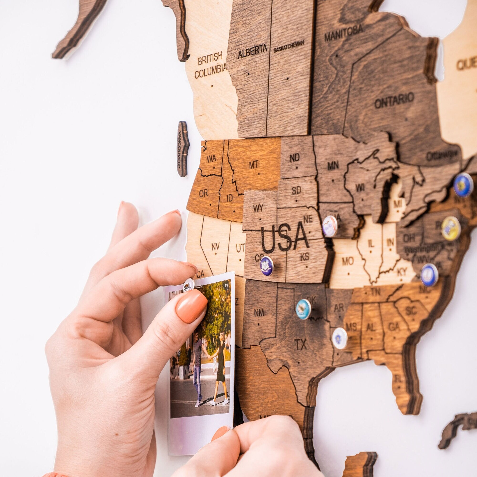 Travel, Learn and Explore With These Wooden World Maps by Enjoy The Wood