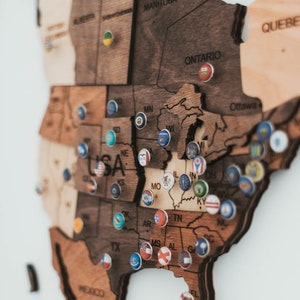 Flags Push Pins For Wood World Map by Enjoy The Wood image 5