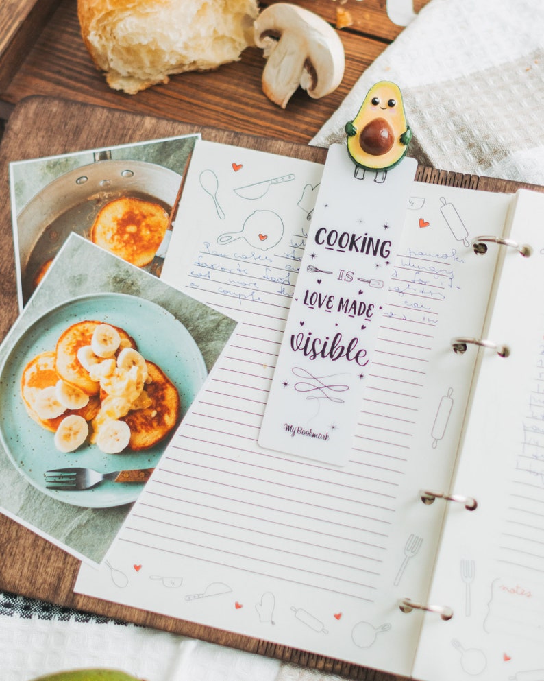 Personalized Recipe Book Binder Wooden Journal Moms Cookbook | Etsy