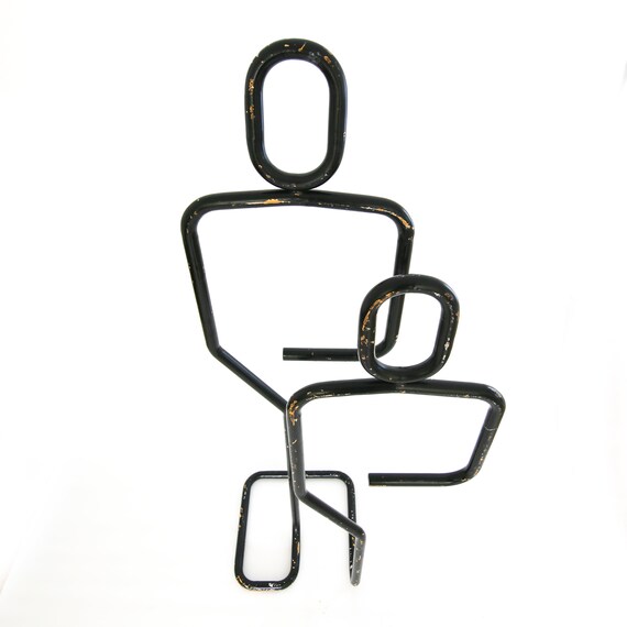 Postmodern Coat Rack in Black C. 1980's - Etsy