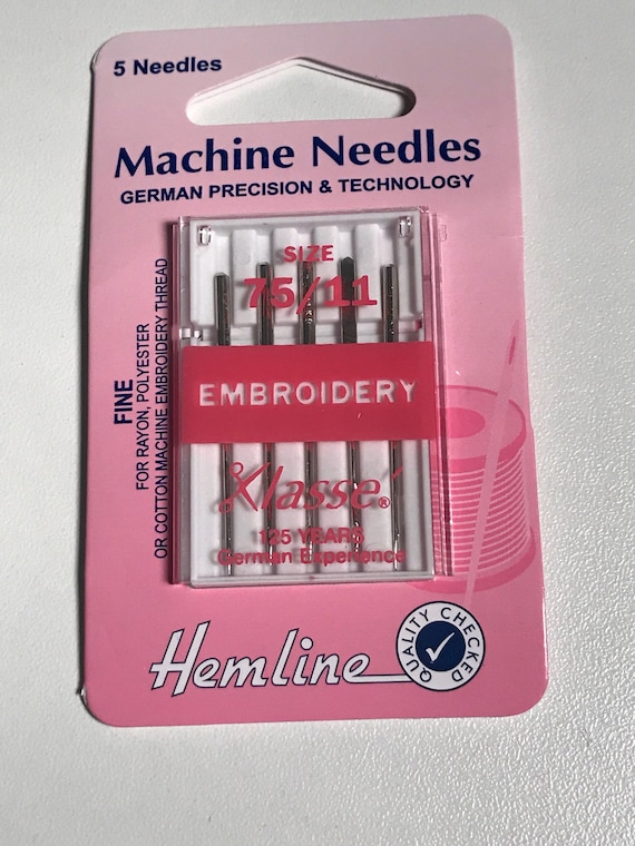Klasse Sewing Machine Needles 11 STRETCH Size 75 Pack of 5 Needles