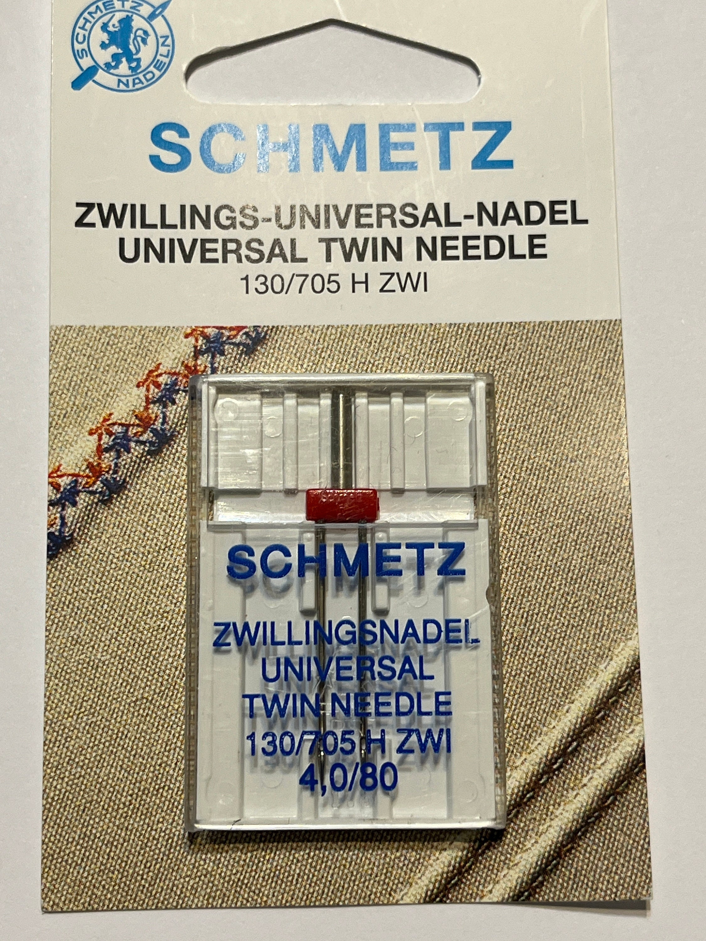 Schmetz Sewing Machine Needles: Universal Twin80(12) x 2.5mm x 1pc, FREE  Delivery Available