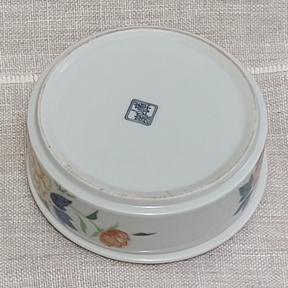 Vintage Handpainted Japan Porcelain Jewlery Box w… - image 3