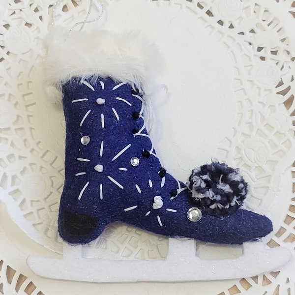 Felt Ice Skates Etsy