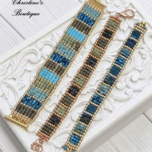 Pulsera de cuentas de vidrio Miyuki hecha a mano, Ventanas de color, Cuentas cúbicas, Estilo casual para vestir