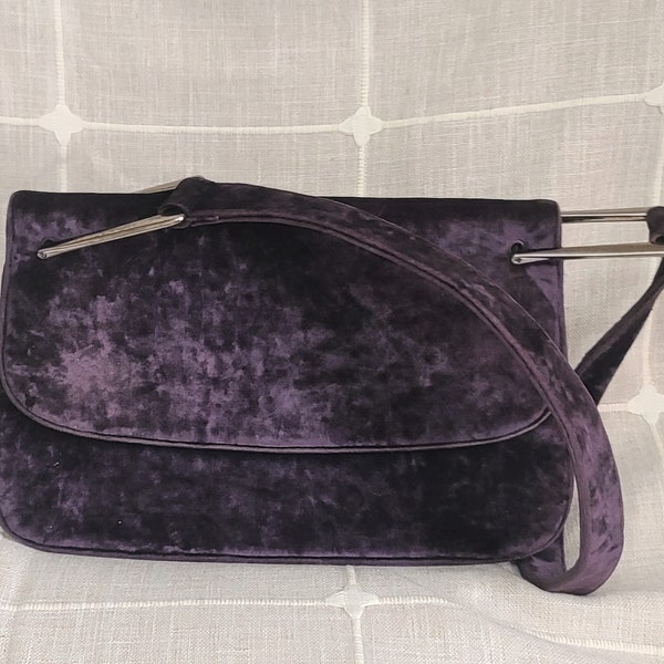 Purple Handbag - Etsy