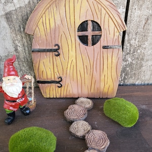 Fairy Door, Fairy Garden Kit,  Gnome Door, Fairy Garden Accessories,  Miniatures for Fairy Gardens, Tree Fairy Door, Resin Fairy Door