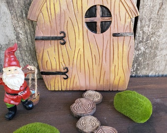 NRRN Tuin Kabouter Standbeeld Elf Uit De Deur Boom Hugger