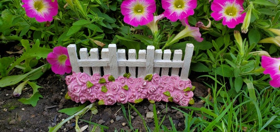 Flowers Bed Plants Miniature Landscape Fairy Garden Decors Dollhouse Accessories