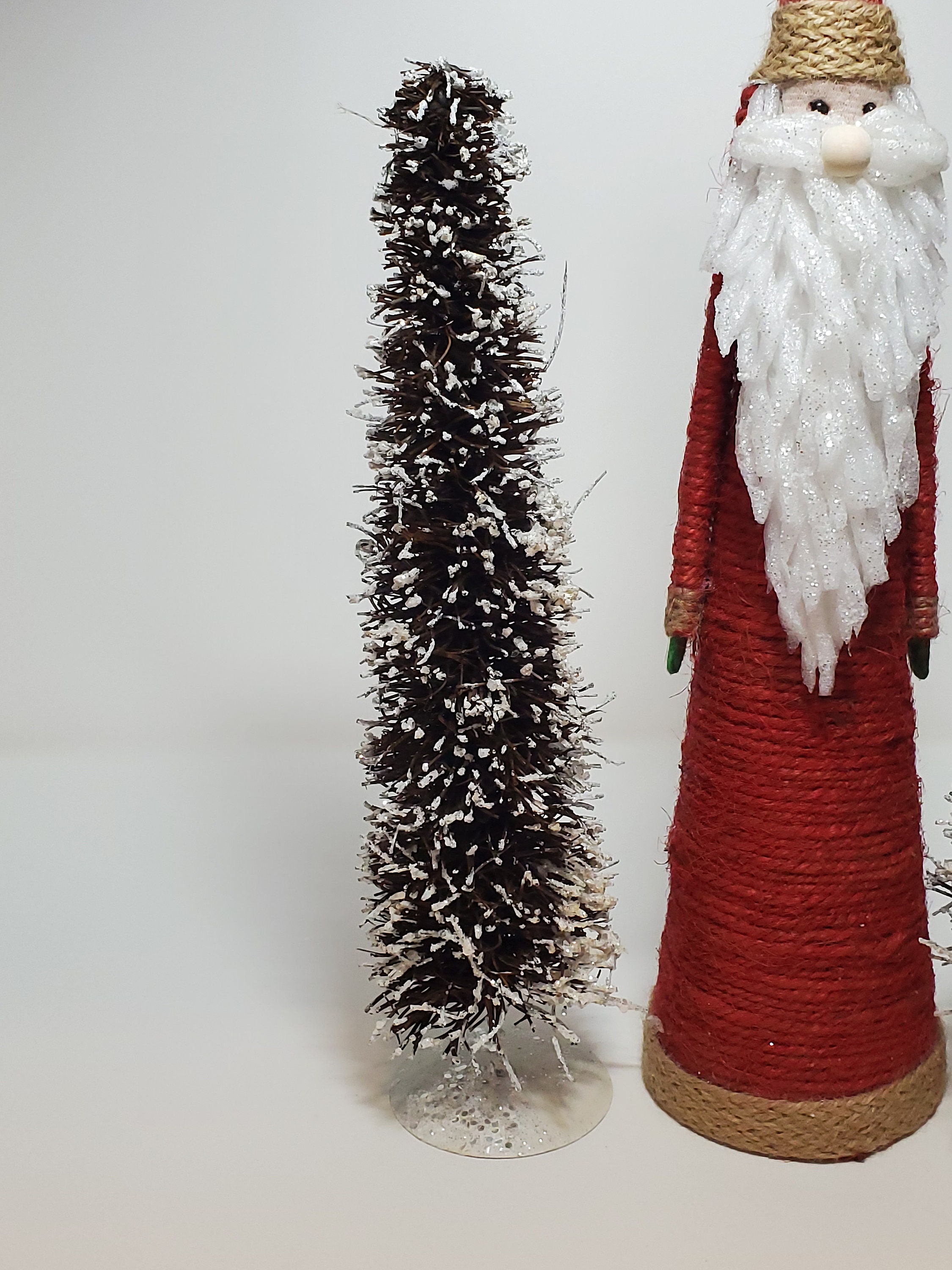 Tall Thin Christmas Tree Wire Tree Tall Wire Tree With Snow Etsy