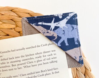 Dinosaur Bookmark for Him, Page Holder, Reading Merch, Dinosaur Gifts for Kids, Bookish Gifts for Friends, Easter Basket Stuffers for Boys