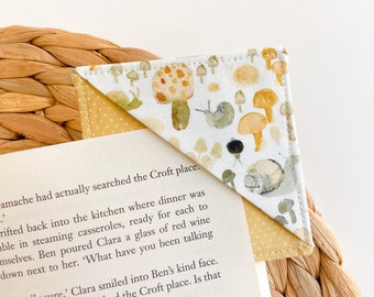 Mushroom Bookmark for Book Lovers, Reading Bookmark, Bookish Accessories, Reading Gifts for Women, Easter Basket Stuffers for Adults