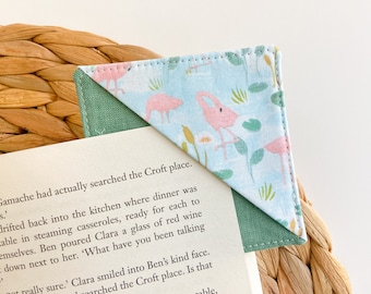 Flamingo Bookmark for Women, Reading Bookmark, Book Lover Merch, Flamingo Gifts for Her, Book Gifts Ideas, Easter Basket Stuffers for Girls