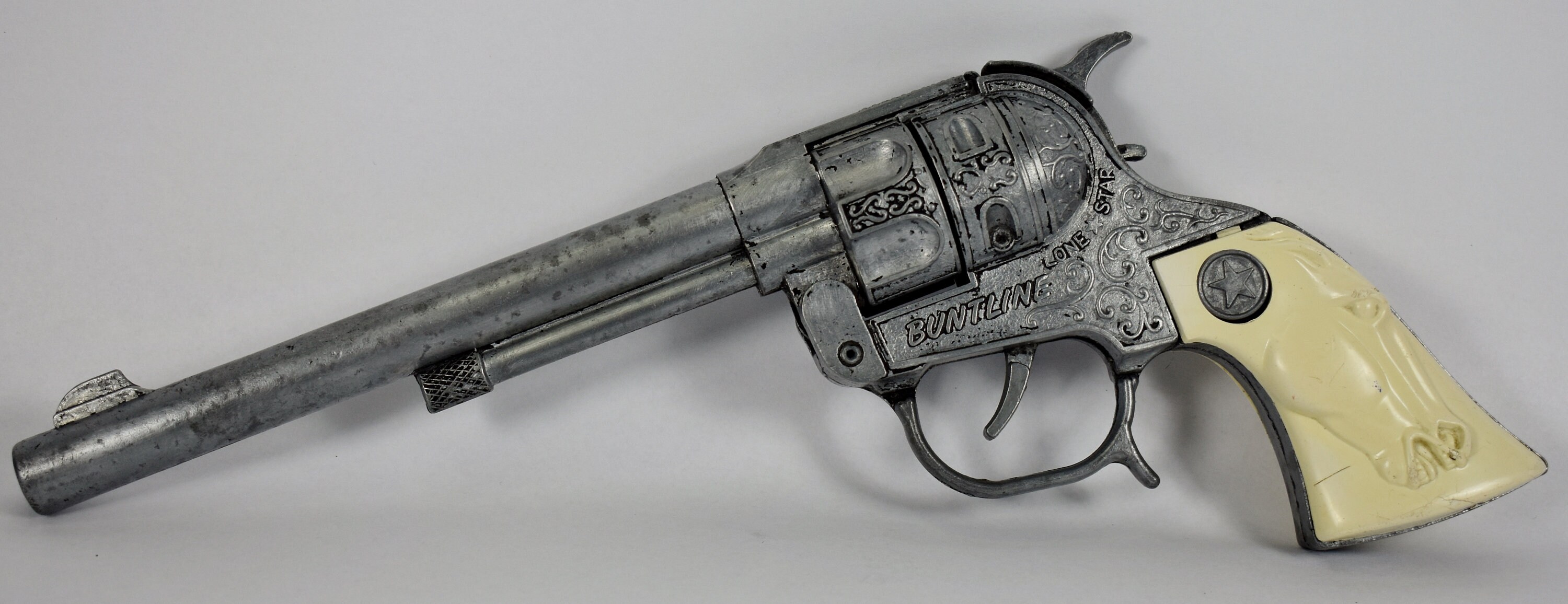1960's Lone Star Buntline Toy Cap Gun Pistol - Stripped Back to
