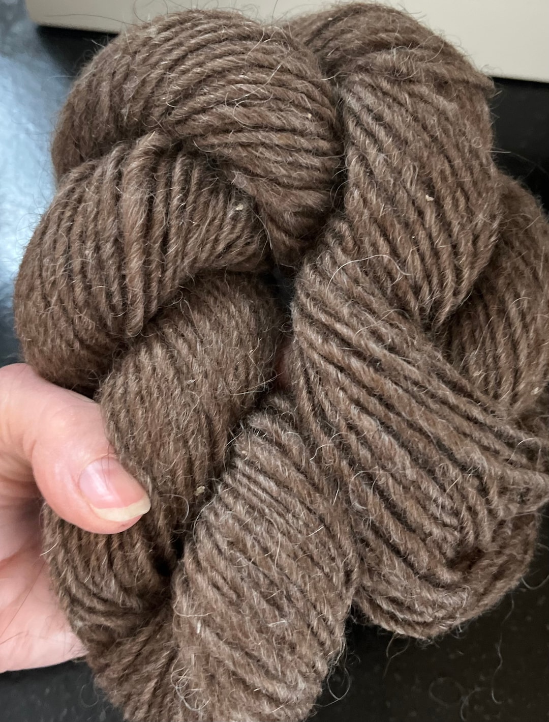 Traditional Lopi Style Yarn in 3 Colors. Brown From Our Spicy Etsy