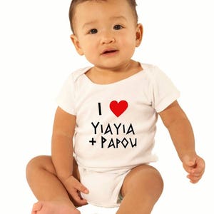 Youth White GREEK T Shirts Yiayia Papou Loves Me See Sizes NWT SUPER SALE!