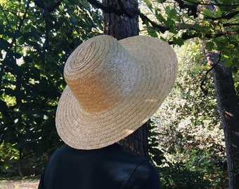 Extra large sizes, unisex round straw hat