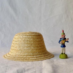 Handmade Rye Straw Bucket Hat: Baby, Toddler, Kids