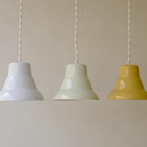 Small hanging light for kitchen island, Tiny pendant lamp in custom colors